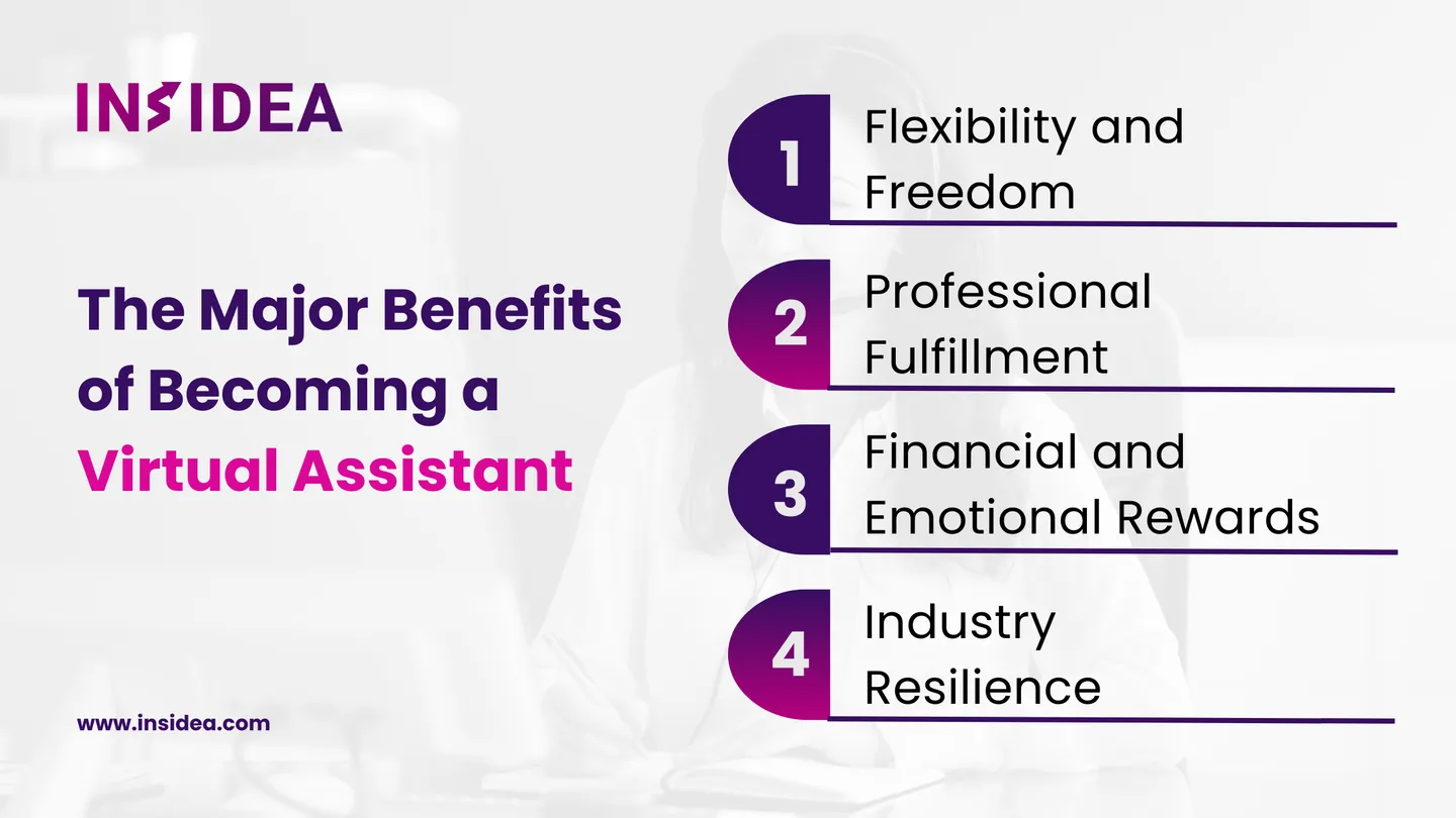 The Major Benefits of Becoming a Virtual Assistant