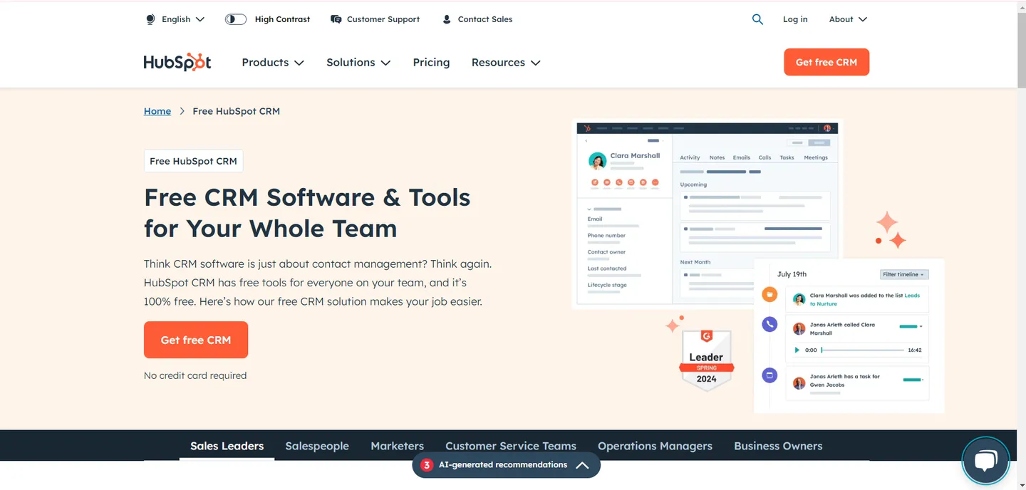 Core Focus HubSpot