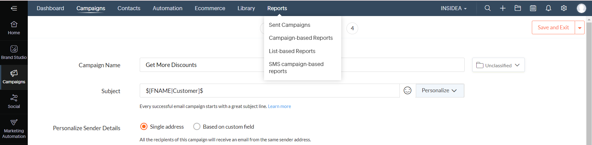 Zoho Reporting and Analysis