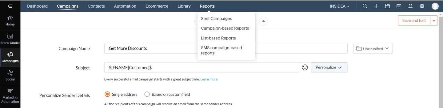 Zoho Reporting and Analysis