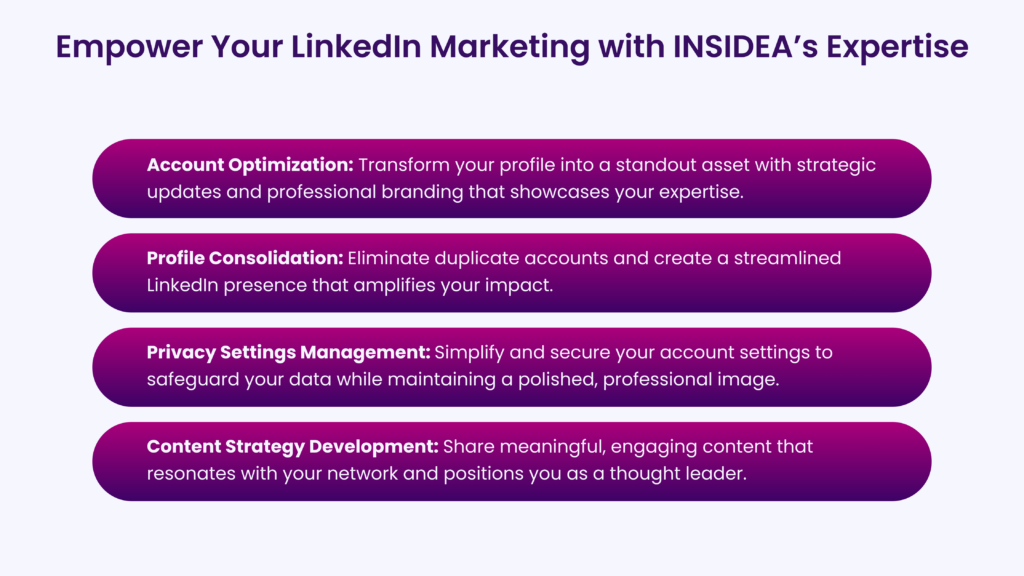 Empower Your LinkedIn Marketing with INSIDEA’s Expertise