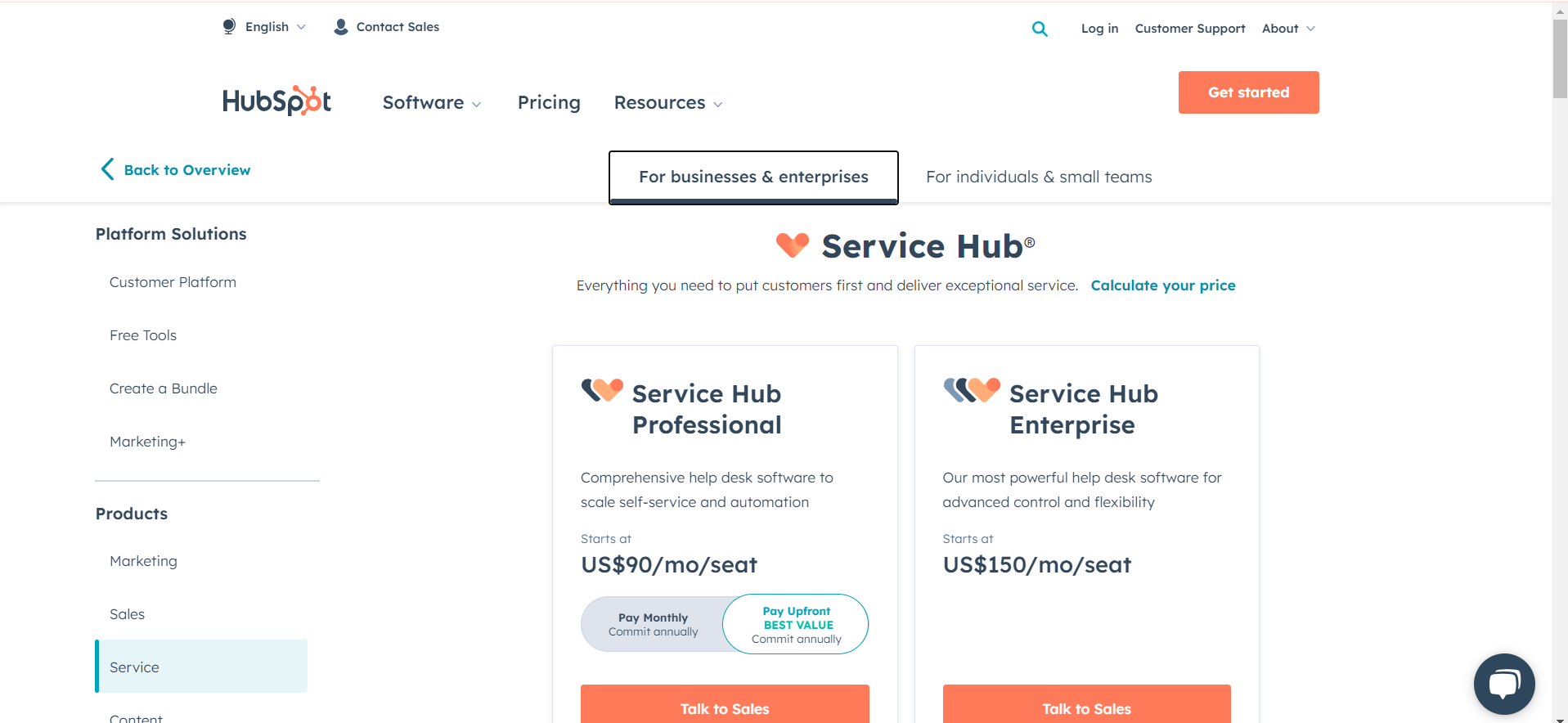 Hubspot pricing flexibility