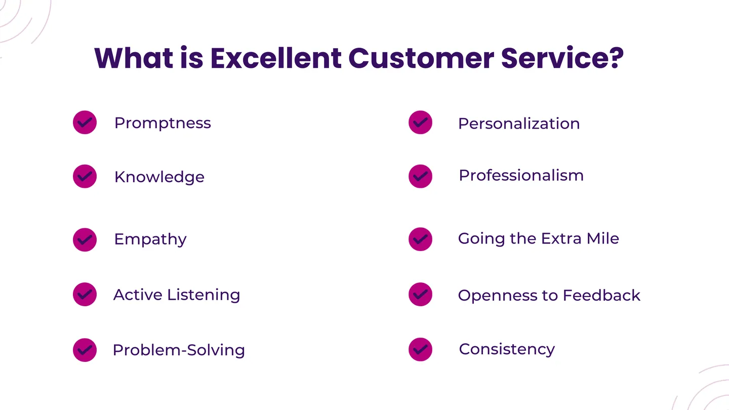 What is Excellent Customer Service