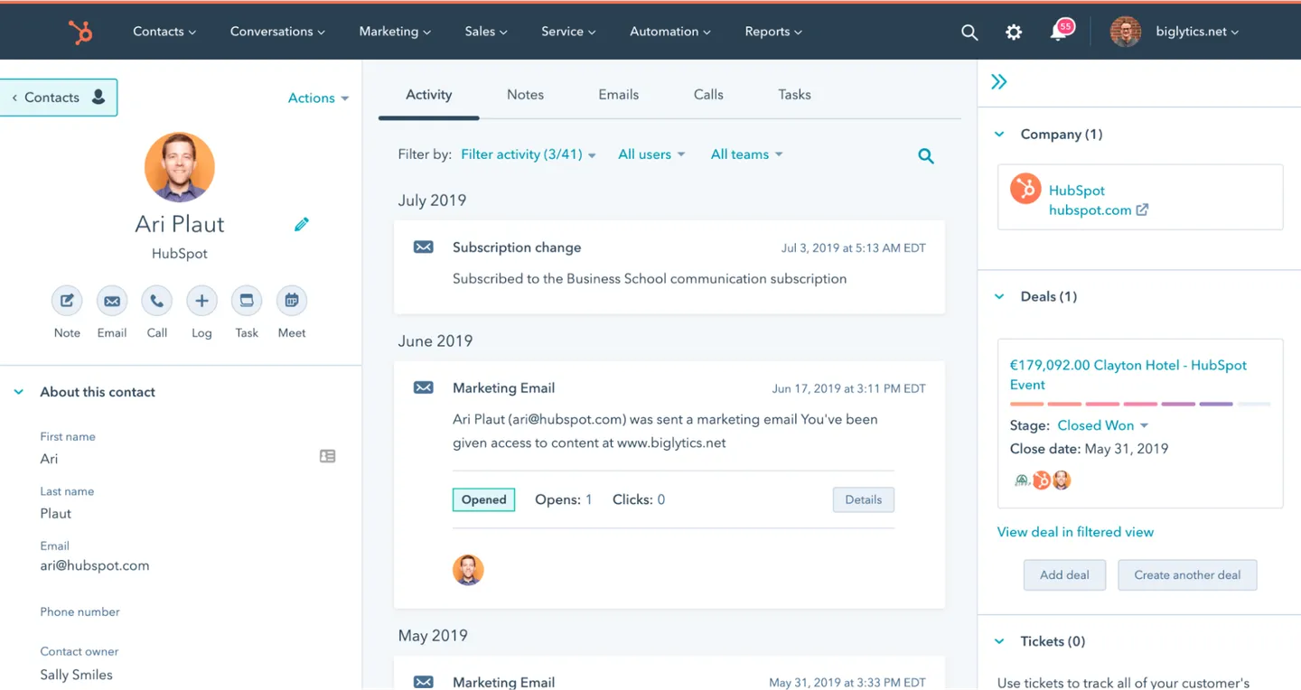 Lead Management in HubSpot