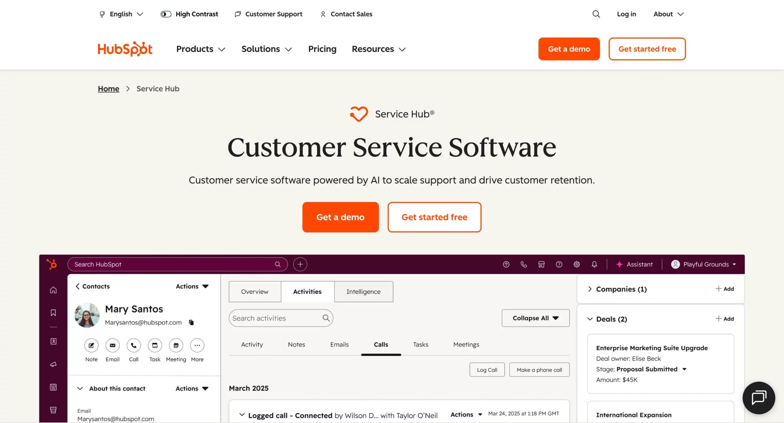 1. HubSpot Service Hub – CRM-First Ticketing With Unmatched Integration