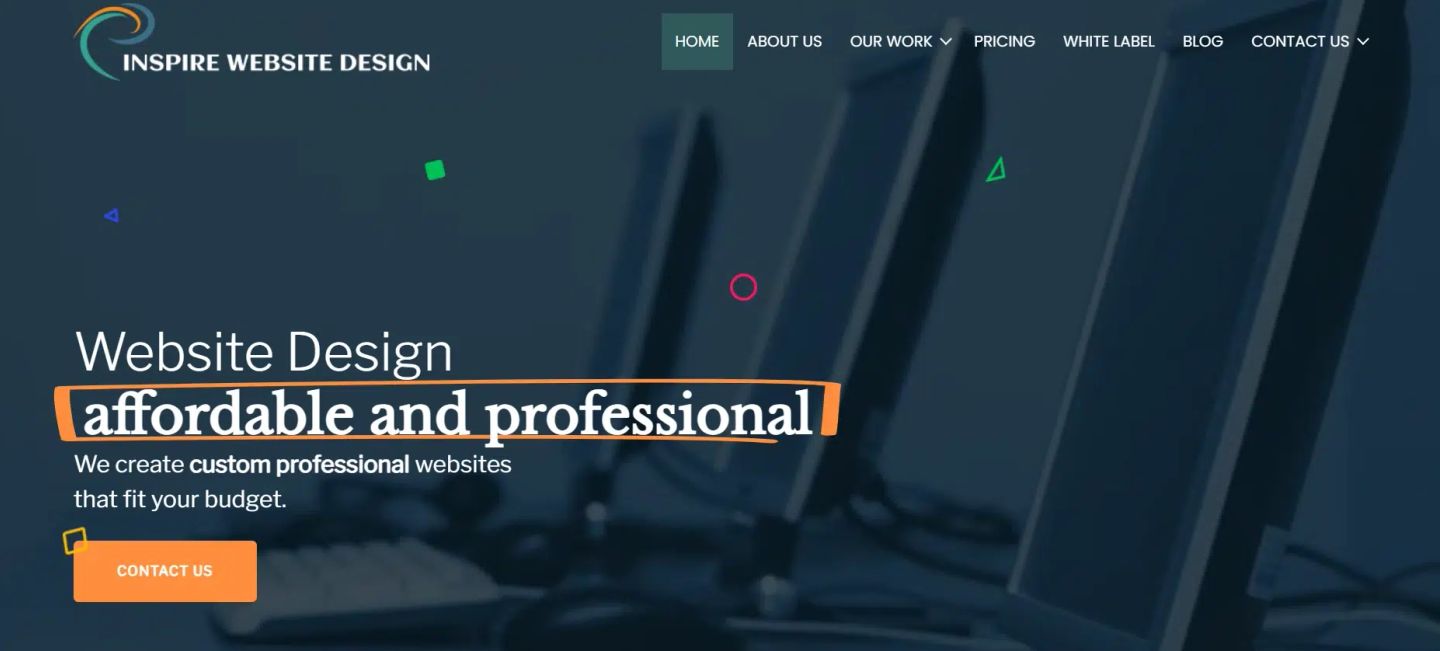 INSPIRE WEBSITE DESIGN