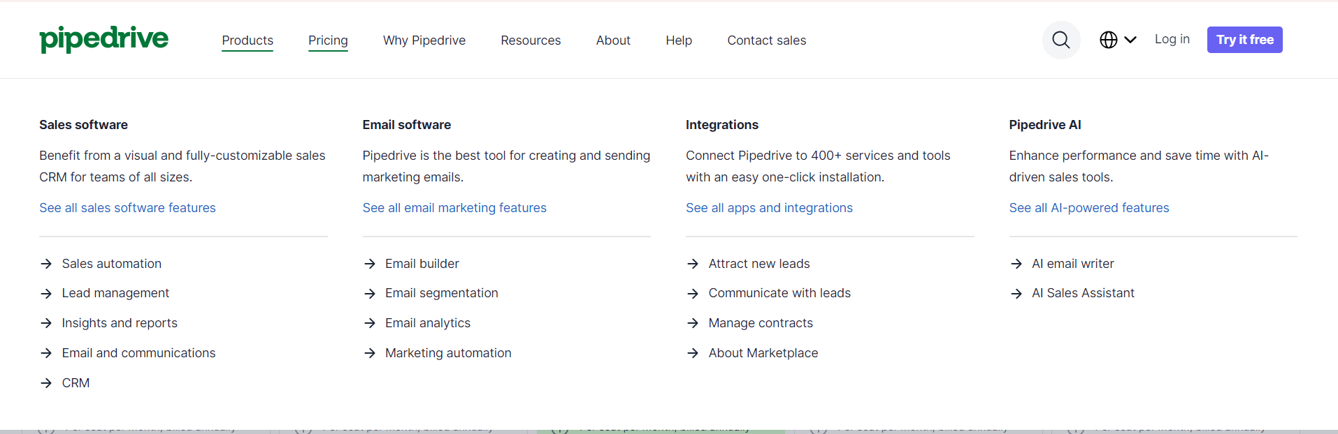 Ease of Use Pipedrive