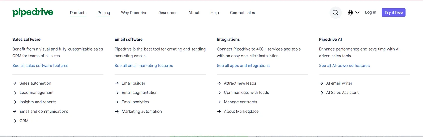 Ease of Use Pipedrive