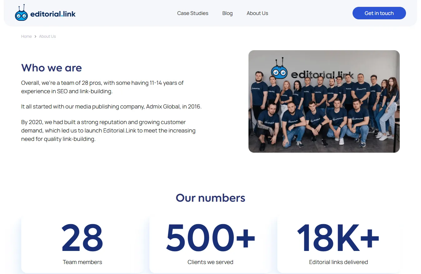 editorial link about us