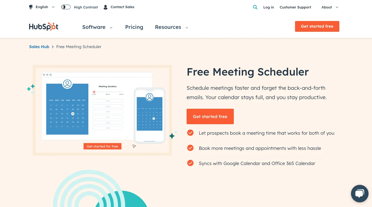 HubSpot Meeting Scheduler