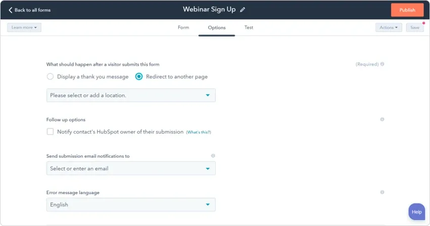 Automated Form