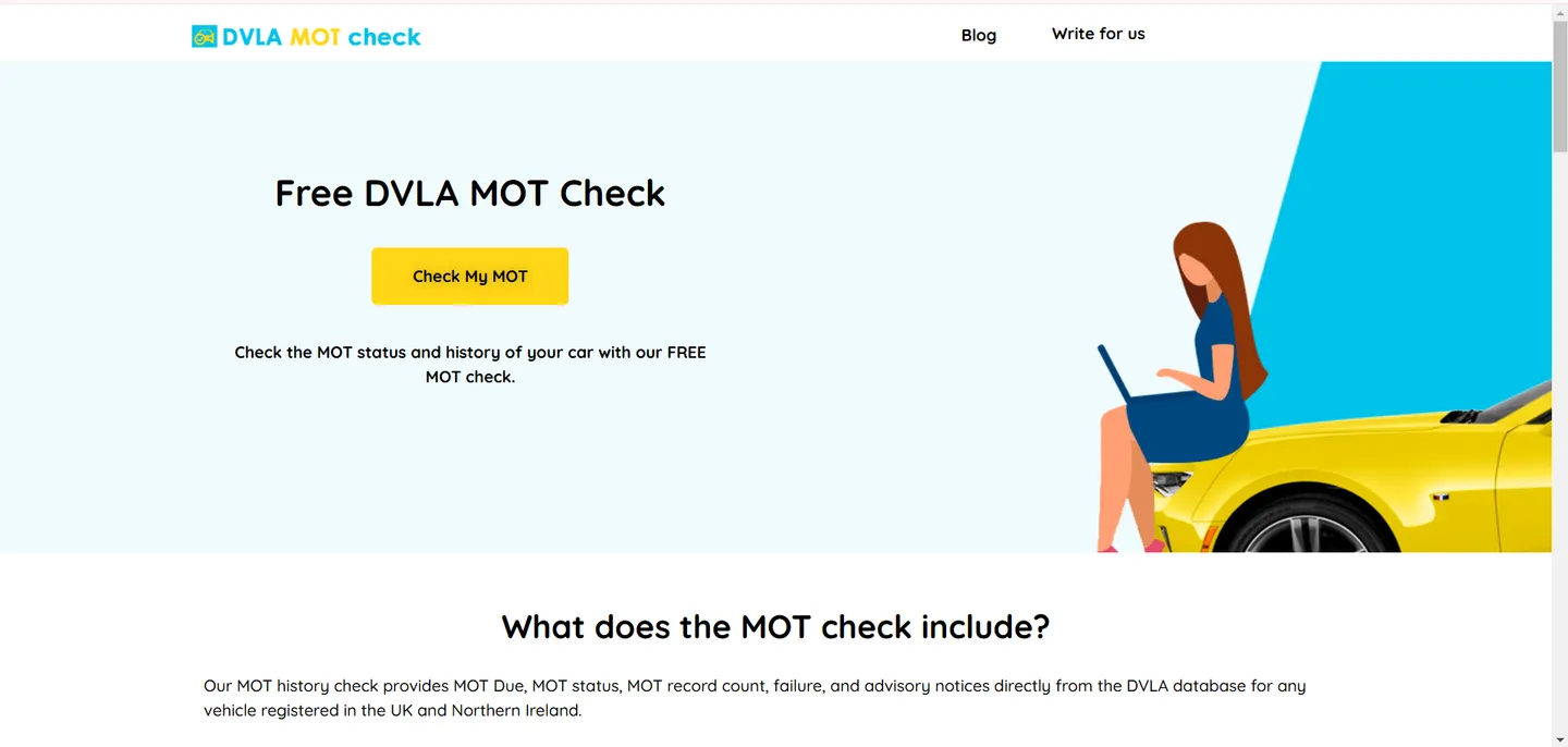 DVLA MOT CHECK