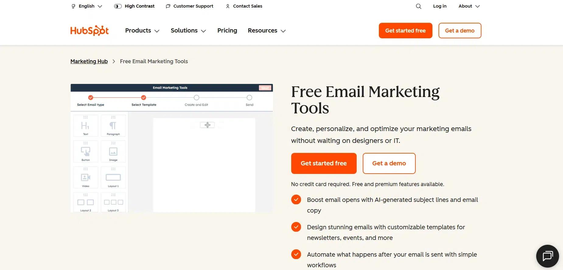 HubSpot’s Email Marketing Tools