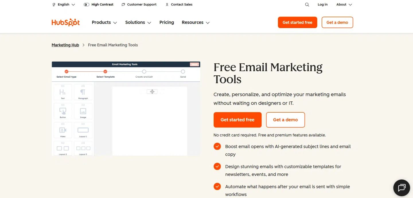 HubSpot’s Email Marketing Tools