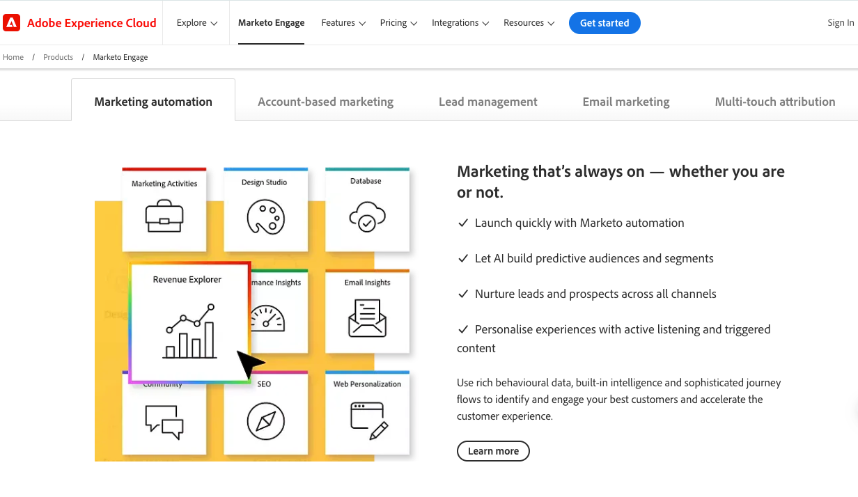 Marketo Tools and Feature Comparison