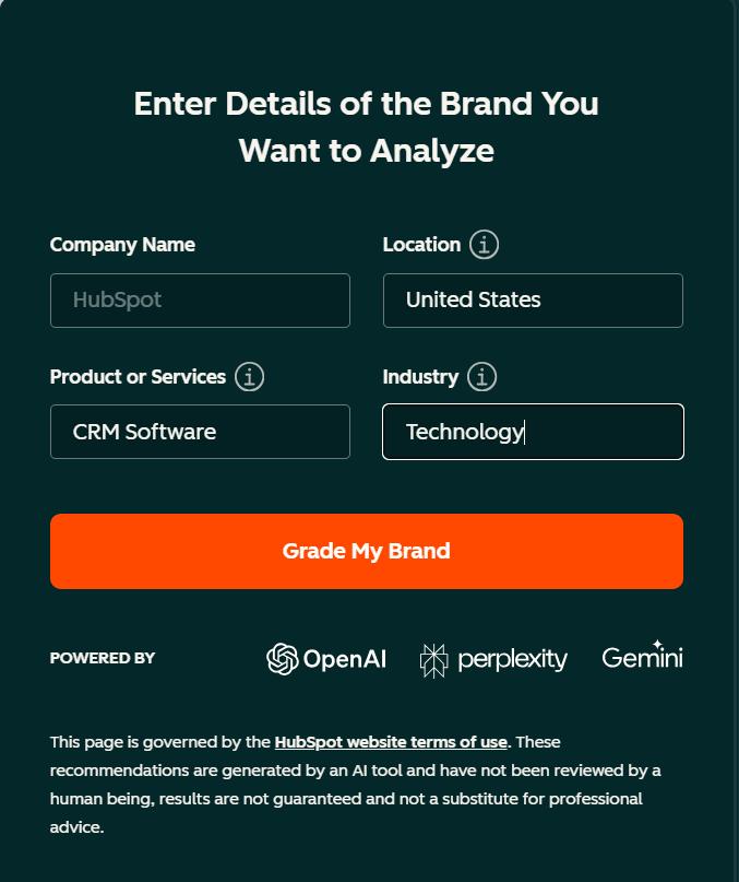 Enter Brand Information_