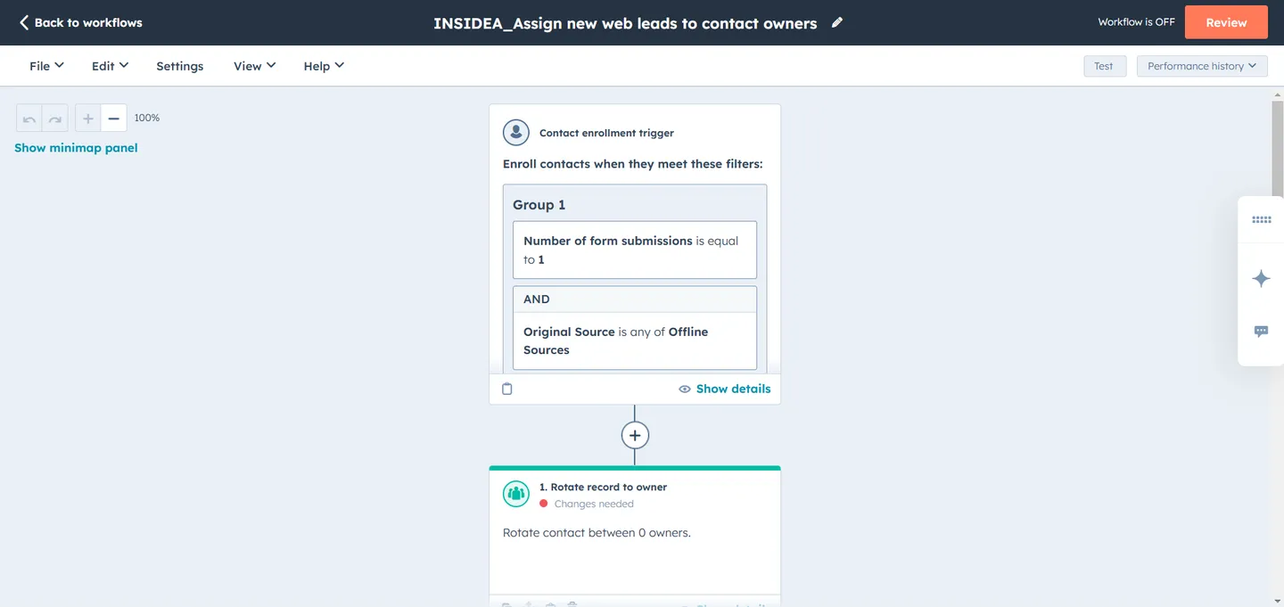In the workflow editor, click the "+" button to add an action, and select Send a Webhook