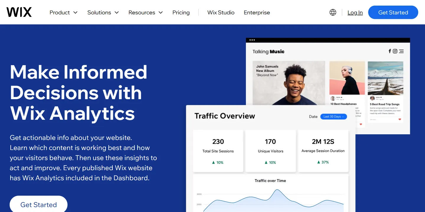 Wix Analytics
