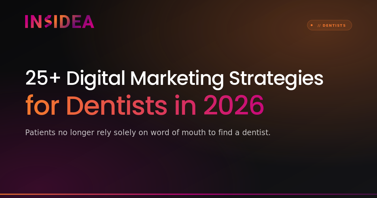 25+ Digital Marketing Strategies for Dentists in 2026