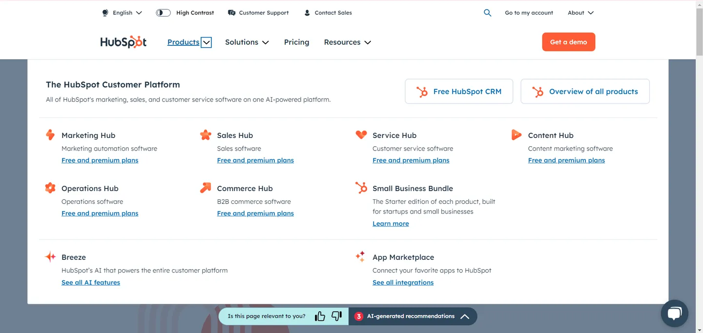 Ease of Use Hubspot