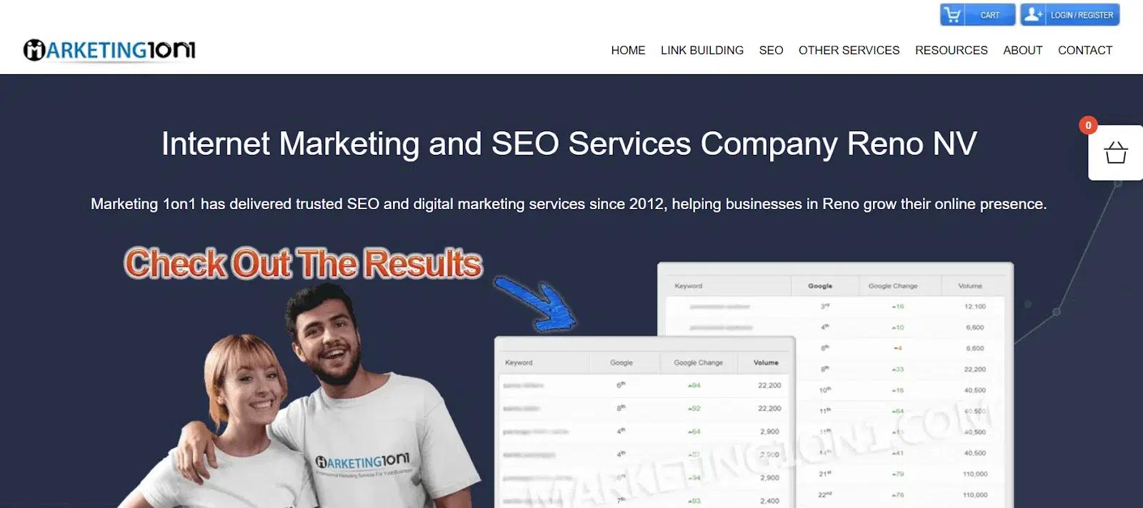 Digital Marketing 1on1 SEO