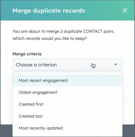 Duplicate records