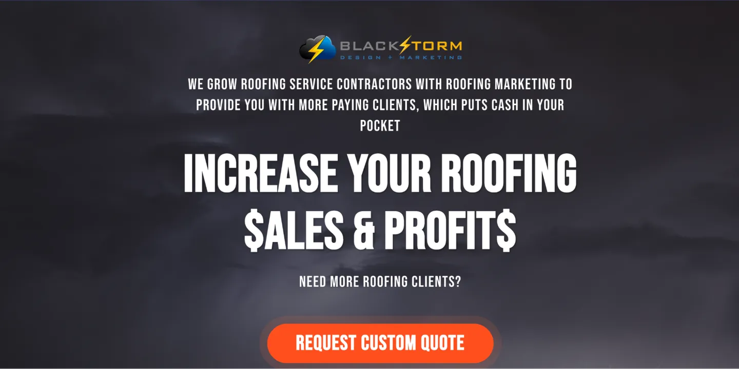 BlackStorm Roofing Marketing