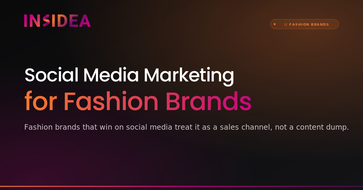 Social Media Marketing for Fashion Brands | INSIDEA