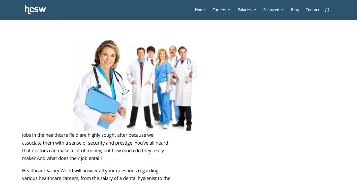 HEALTHCARE SALARY WORLD