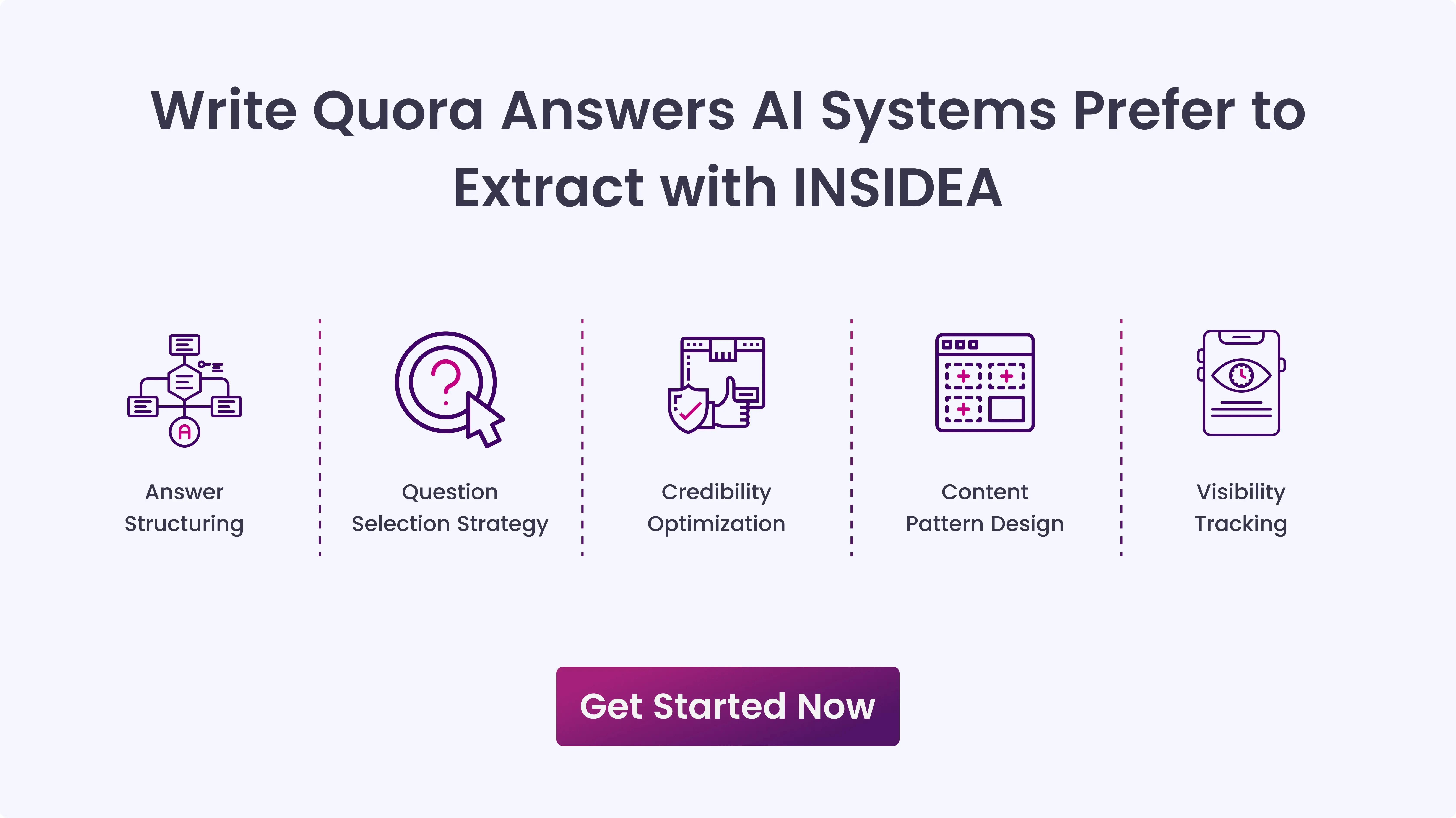Write Quora Answers AI Systems Prefer to Extract with INSIDEA