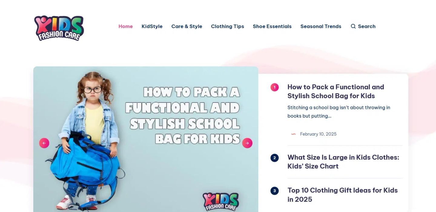 KIDS FASHION CARE