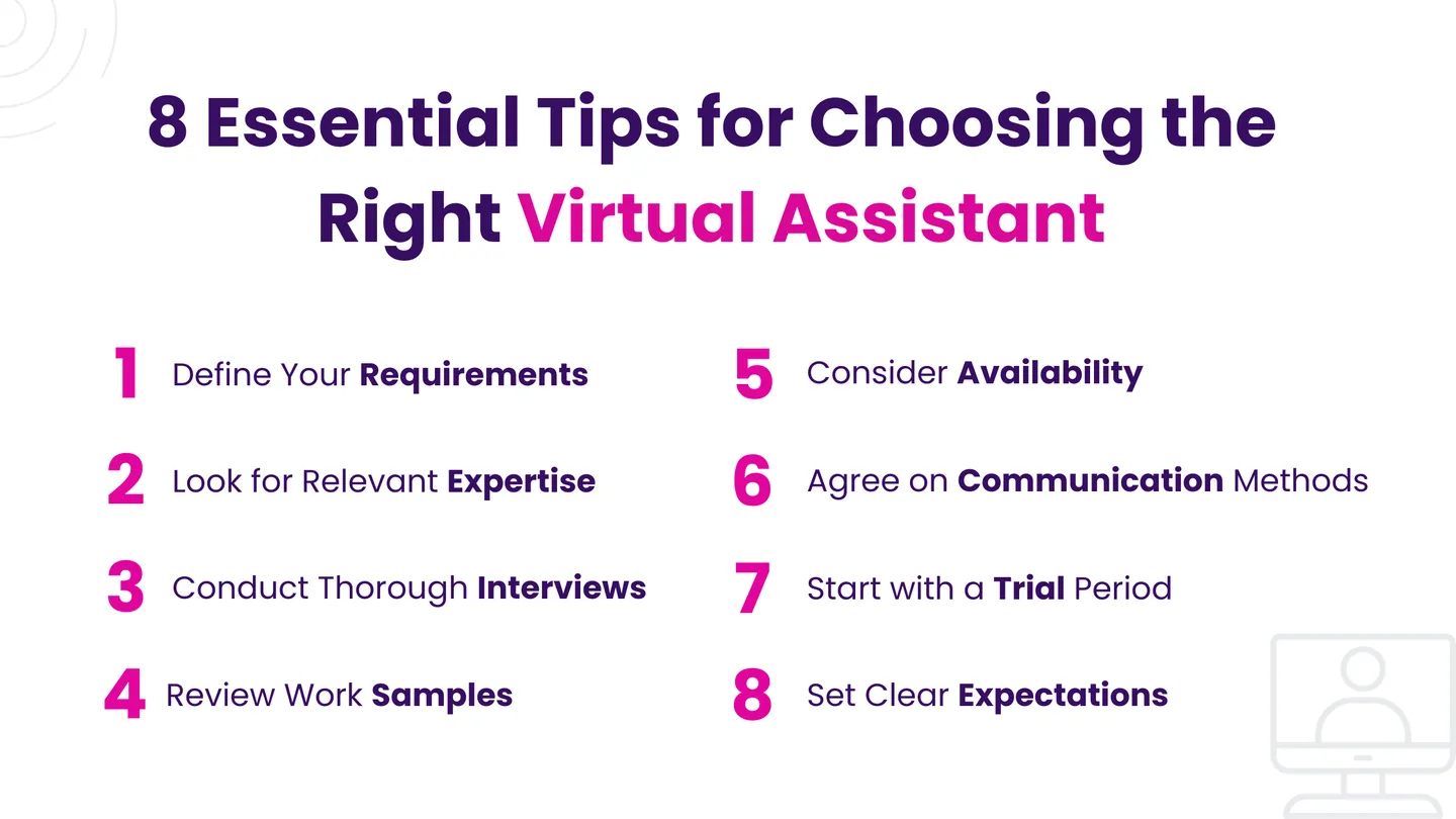 8 Essential Tips for Choosing the Right Virtual Assistant