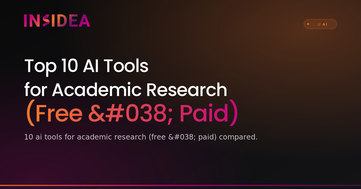 Top 10 AI Tools for Academic Research (Free & Paid)