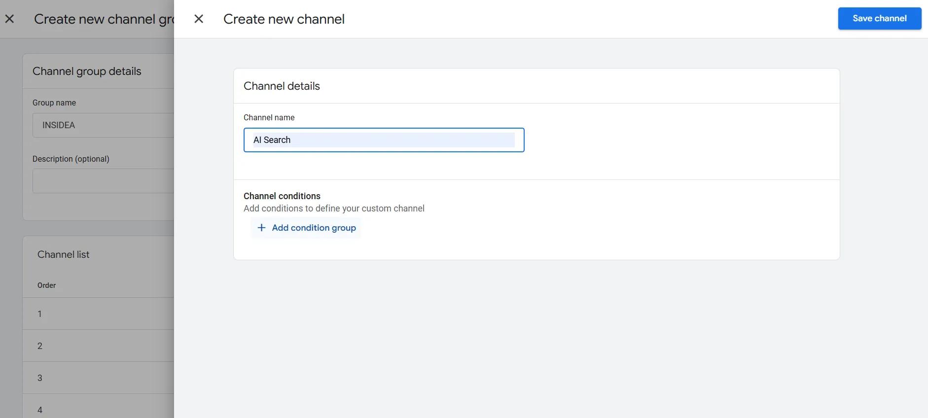 Name the channel