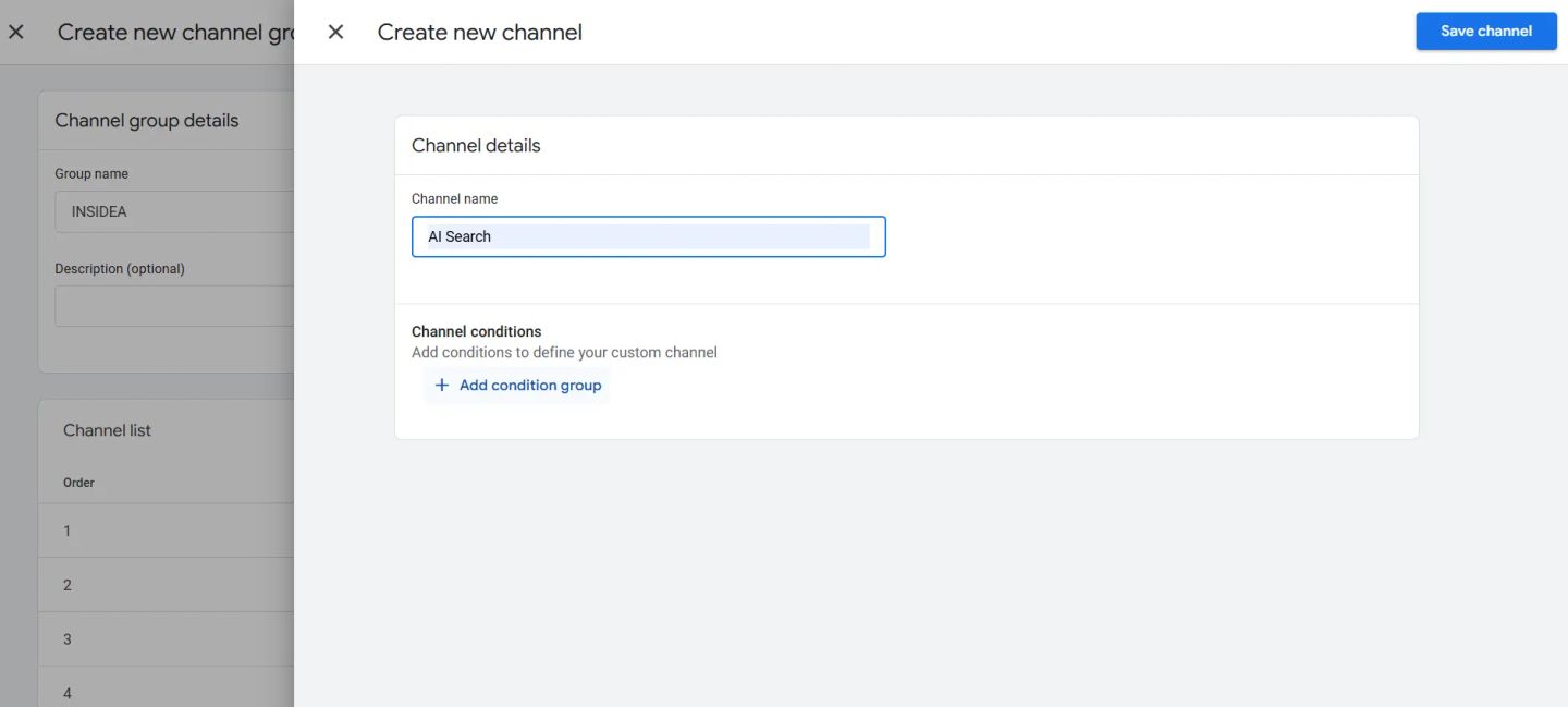 Name the channel
