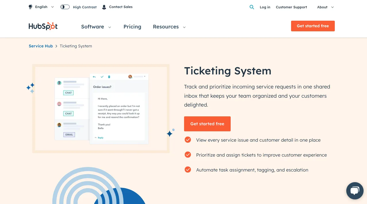 HubSpot Ticketing System