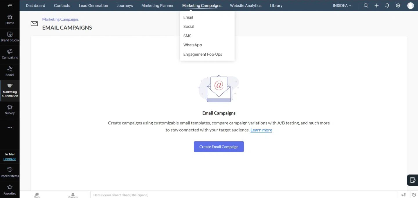 Zoho Marketing Automation