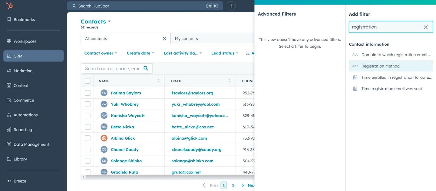 Create Dynamic Lists for Attendees and Non-Attendees