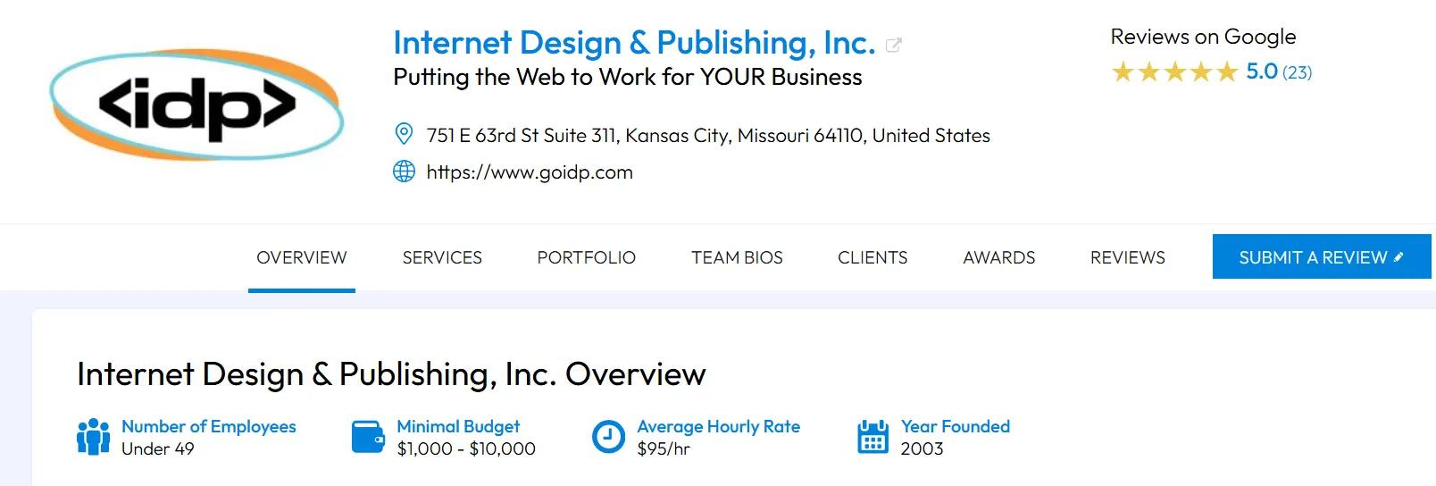 Internet Design & Publishing, Inc.