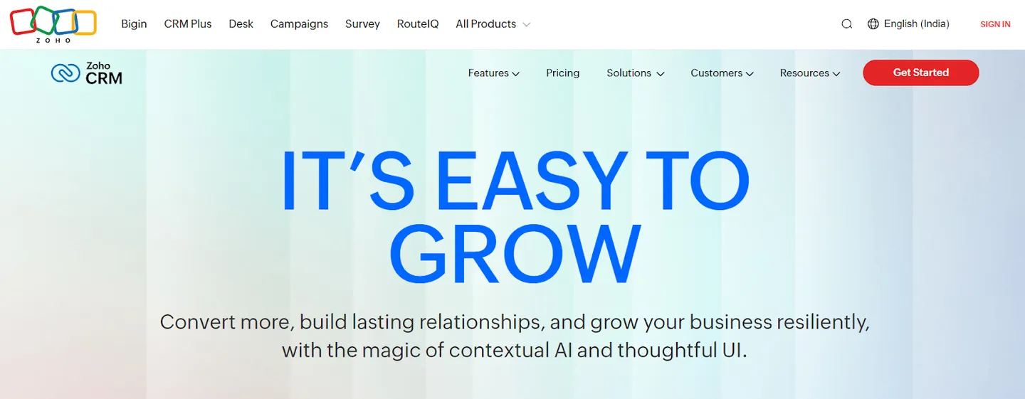 Zoho CRM  