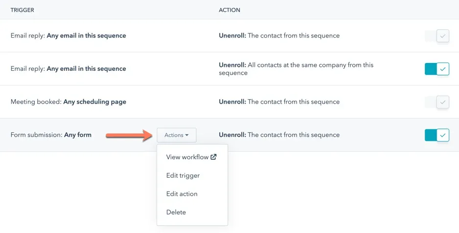 Automation Triggers