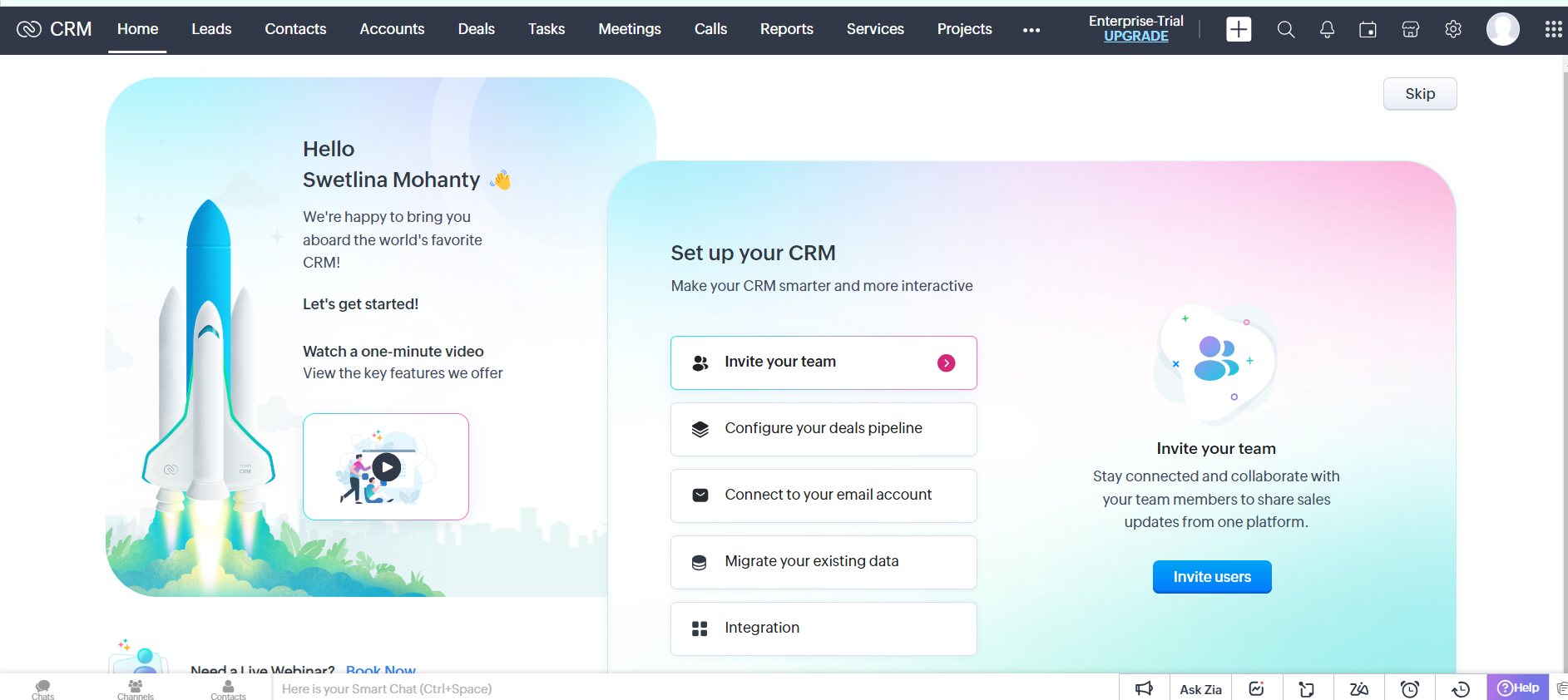 Ease Of Use ZOHO
