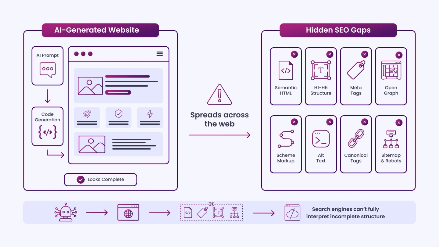 The Hidden Gaps in Vibe Coded Websites