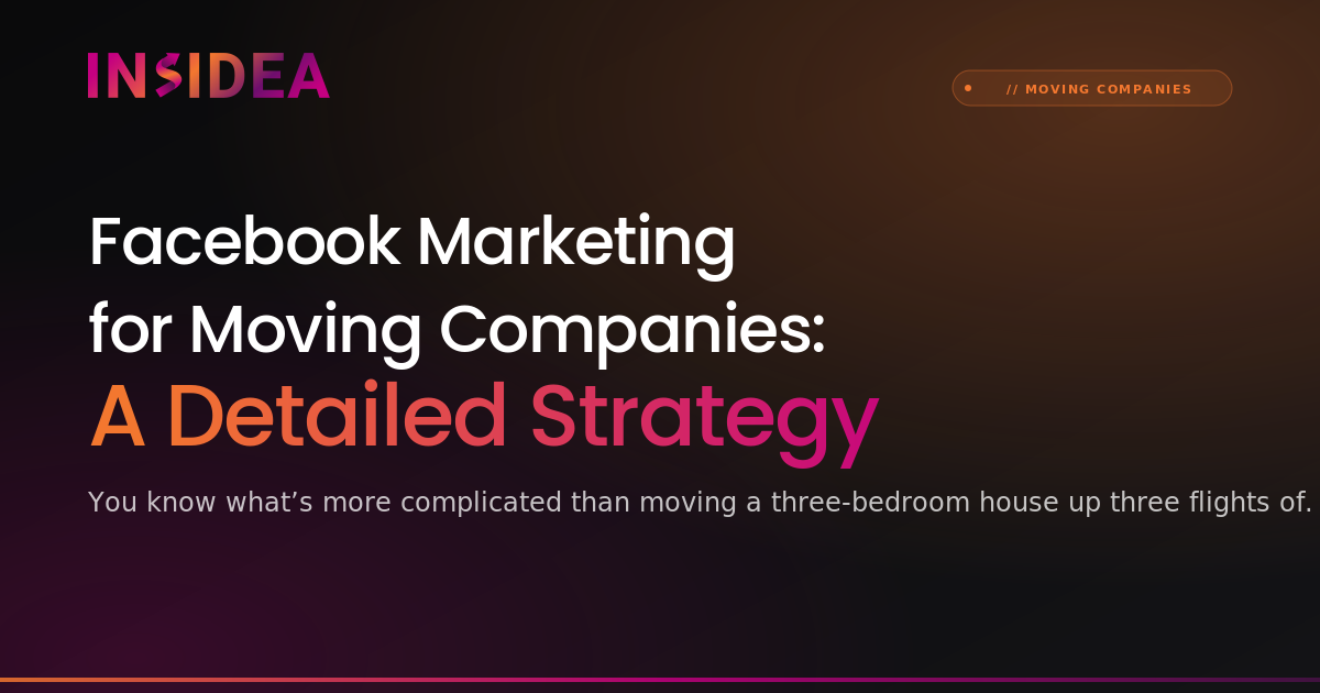 Facebook Marketing for Moving Companies: | INSIDEA