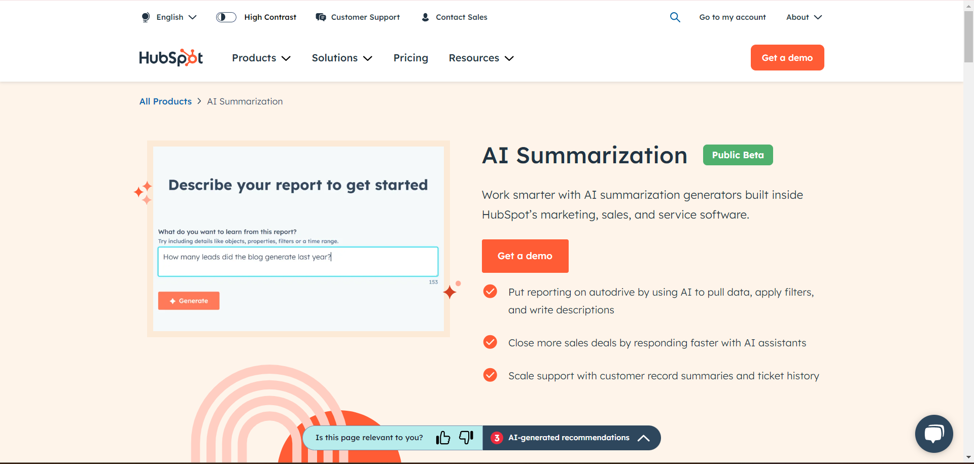 What is HubSpot’s AI Summarization? 