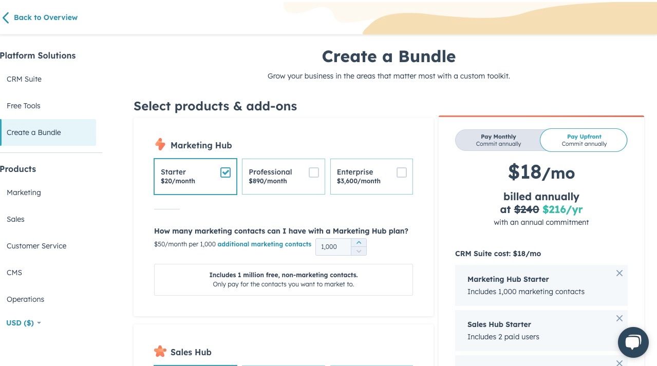 HubSpot Pricing