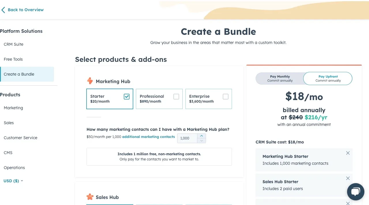 HubSpot Pricing