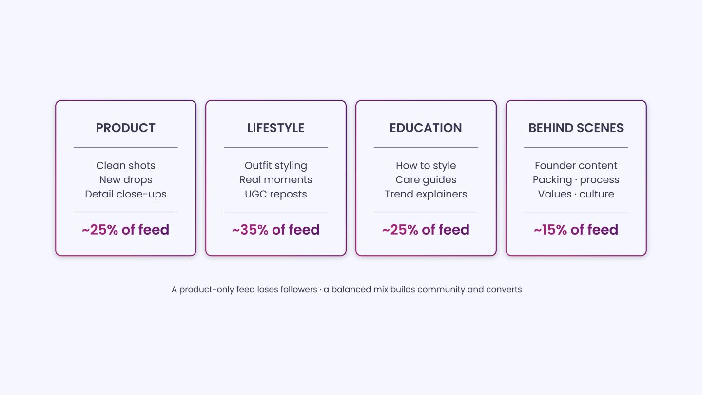 Consistency and Content Mix