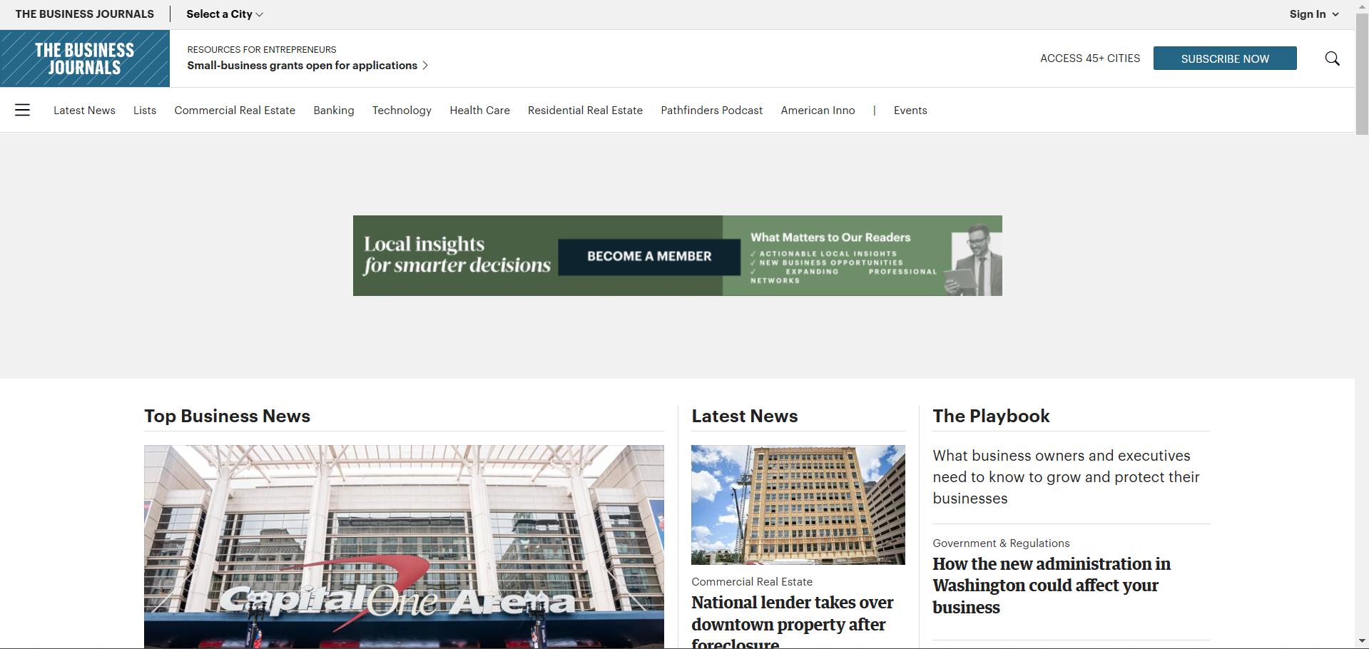 THE BUSINESS JOURNALS