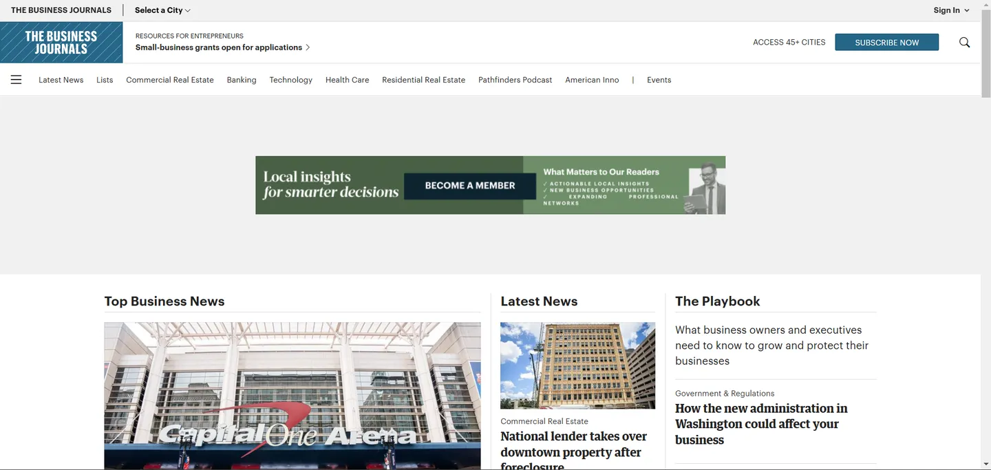THE BUSINESS JOURNALS